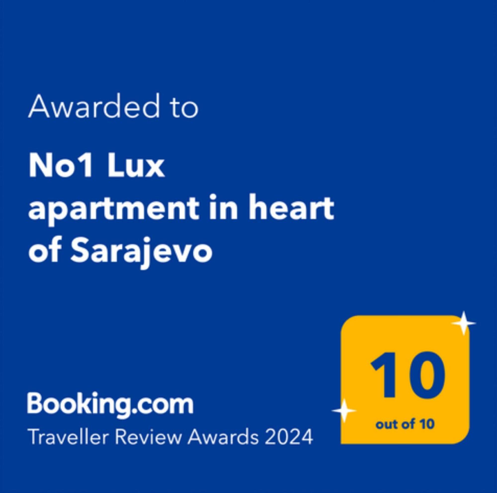 No1 Lux Apartment In Heart Of Sarajevo Saraievo Exterior foto